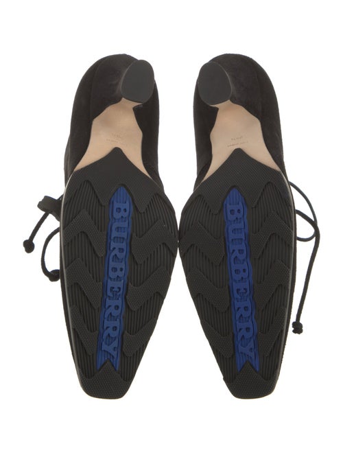 Burberry Suede Lace-Up Boots