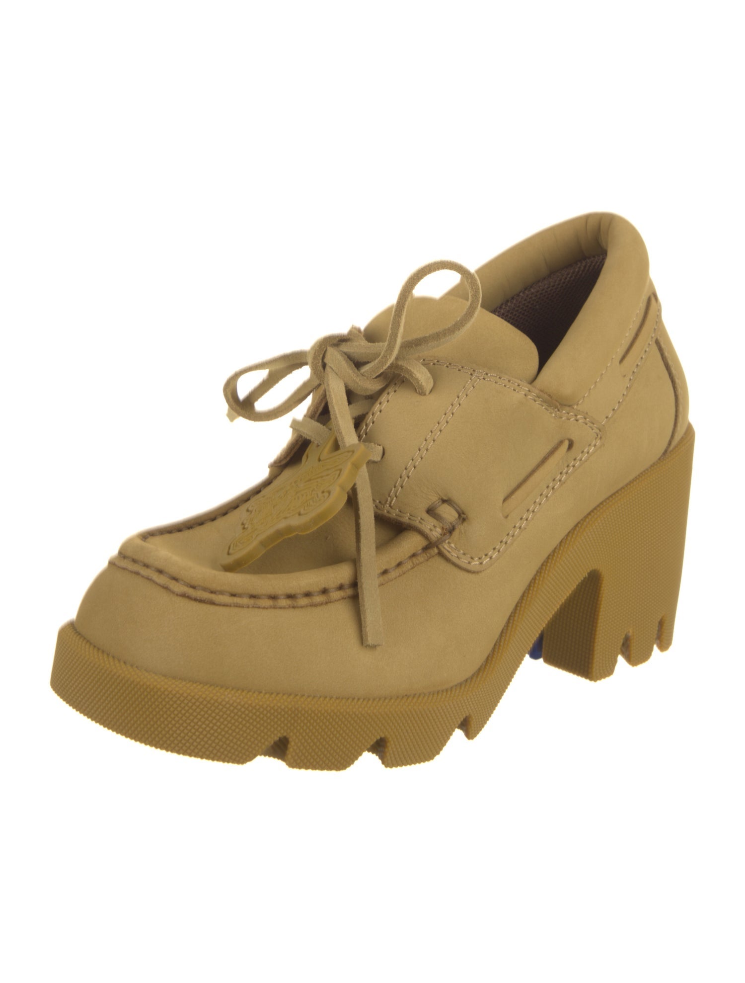 Burberry Suede Lace-Up Boots