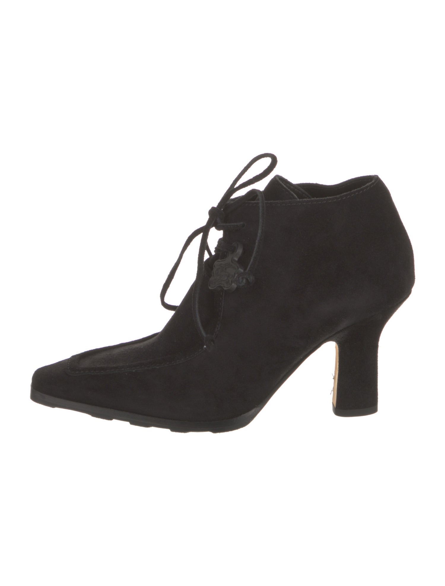 Burberry Suede Lace-Up Boots