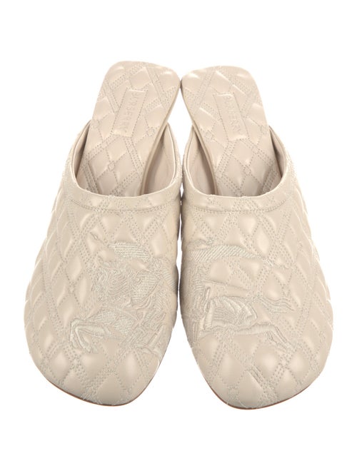 Burberry Leather Mules