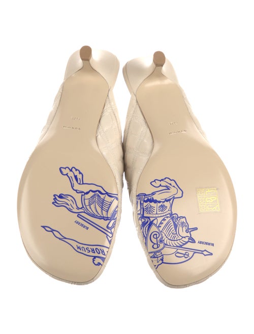 Burberry Leather Mules