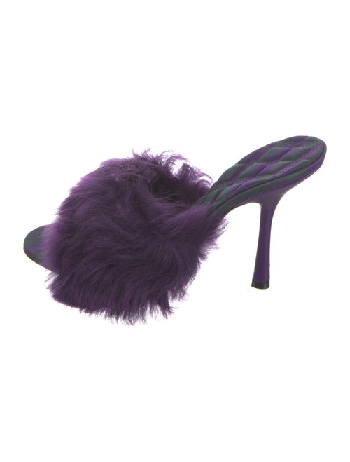 Burberry Faux Fur Slides