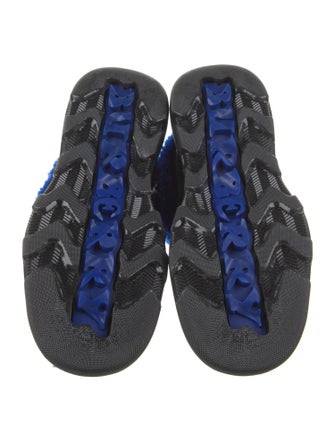 Burberry Suede Fur Trim Boots