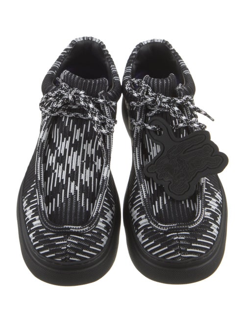 Burberry Printed Lace-Up Boots