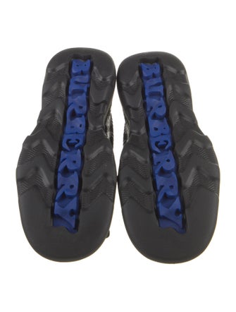 Burberry Printed Lace-Up Boots