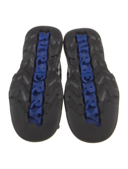 Burberry Printed Lace-Up Boots