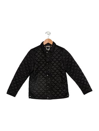 Burberry kid boys' black jacket