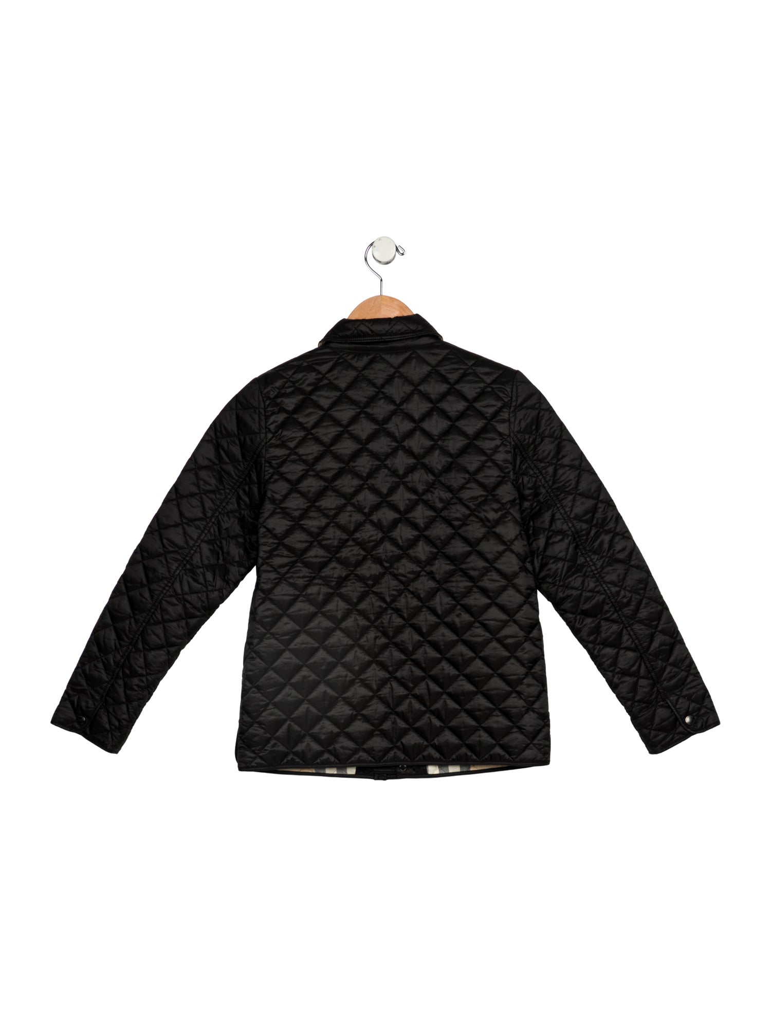 Burberry kid boys' black jacket