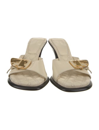 Burberry Leather Slides