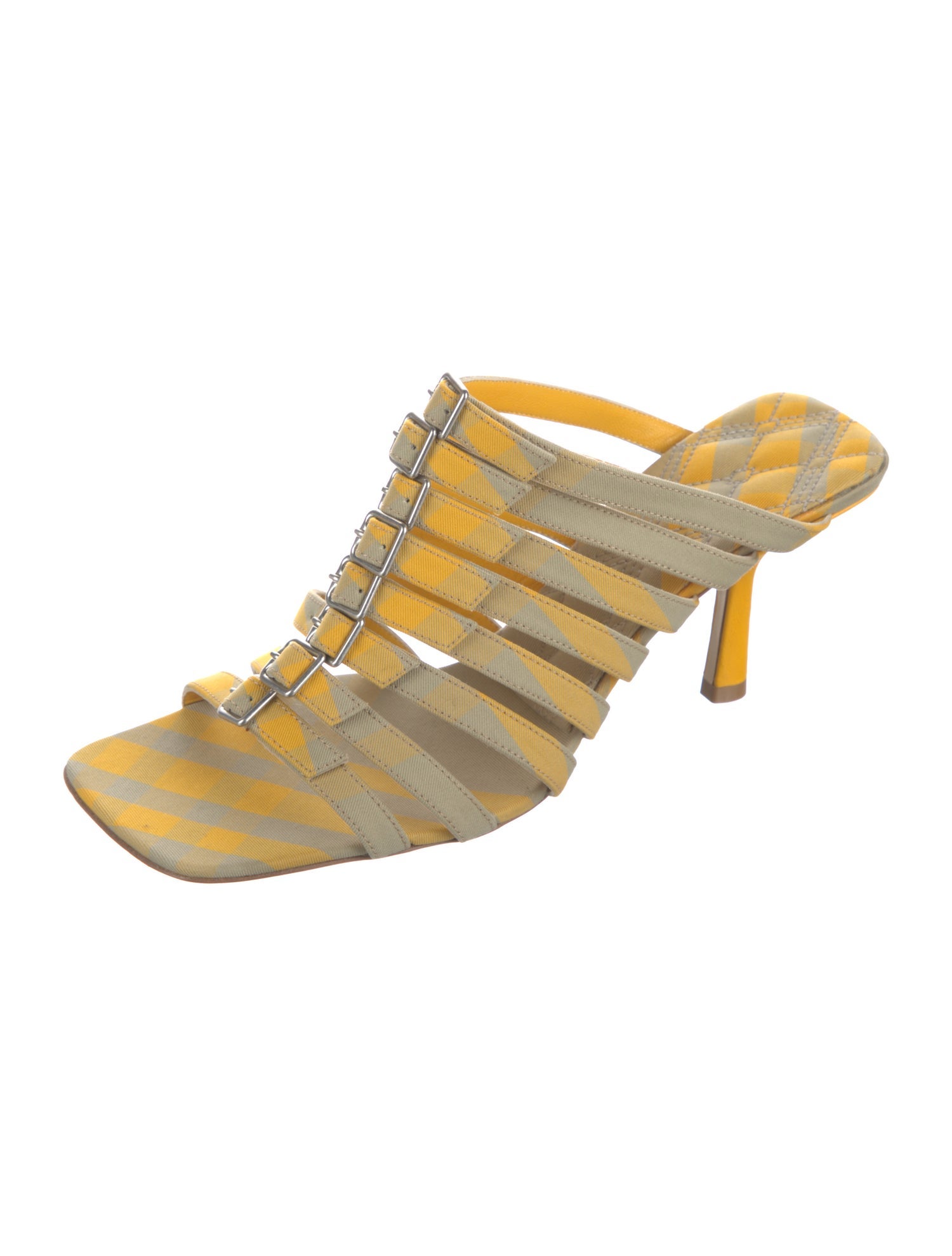 Burberry Canvas Slides