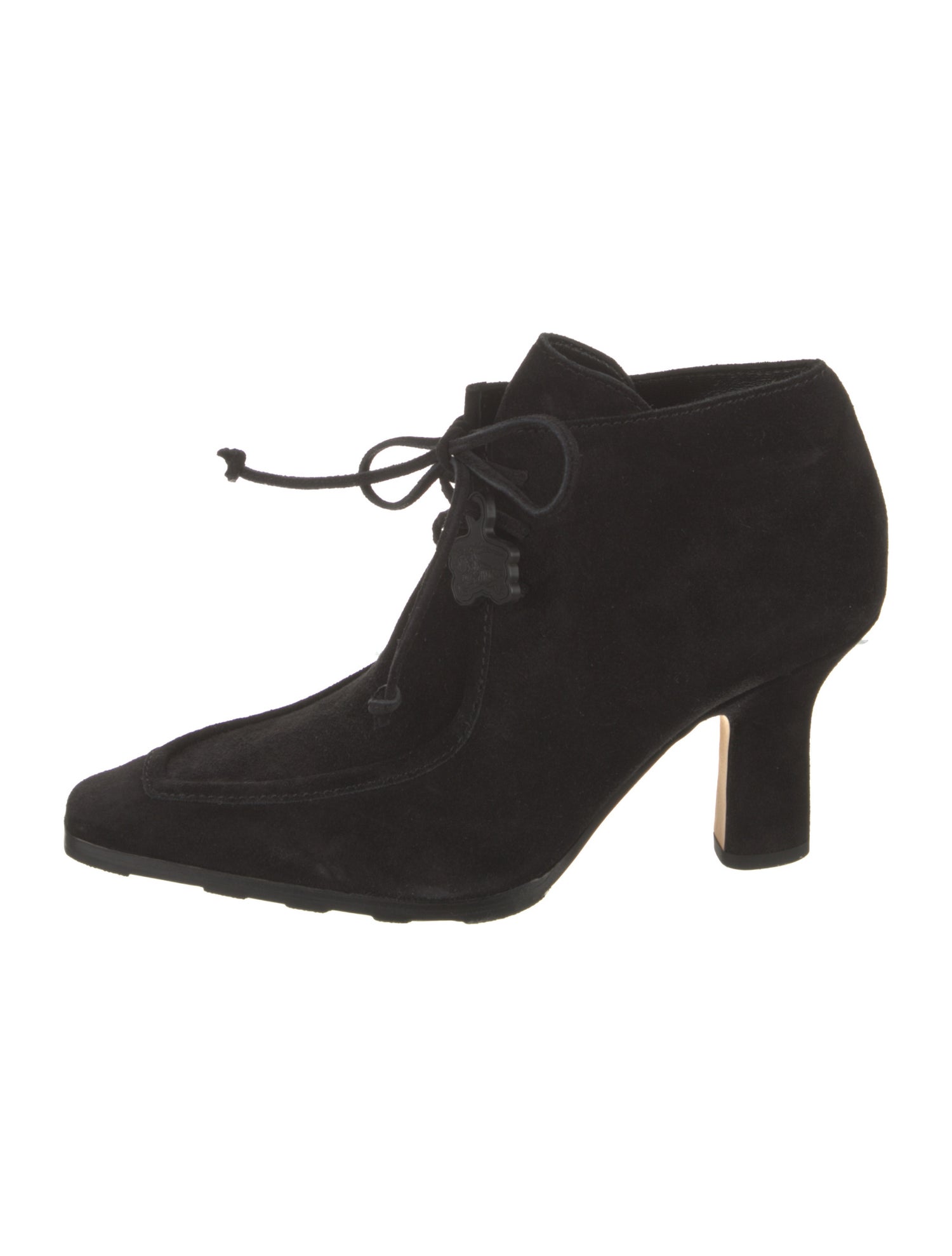 Burberry Suede Lace-Up Boots