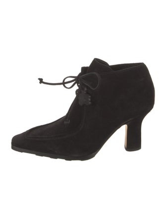 Burberry Suede Lace-Up Boots