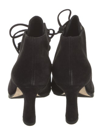 Burberry Suede Lace-Up Boots