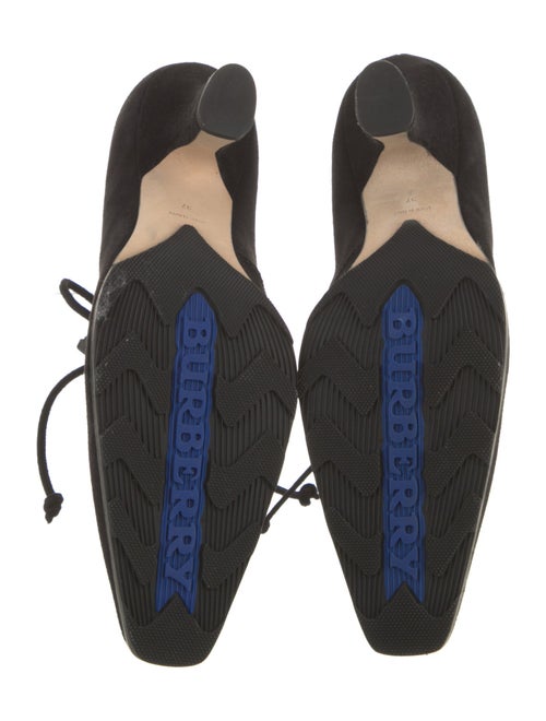 Burberry Suede Lace-Up Boots
