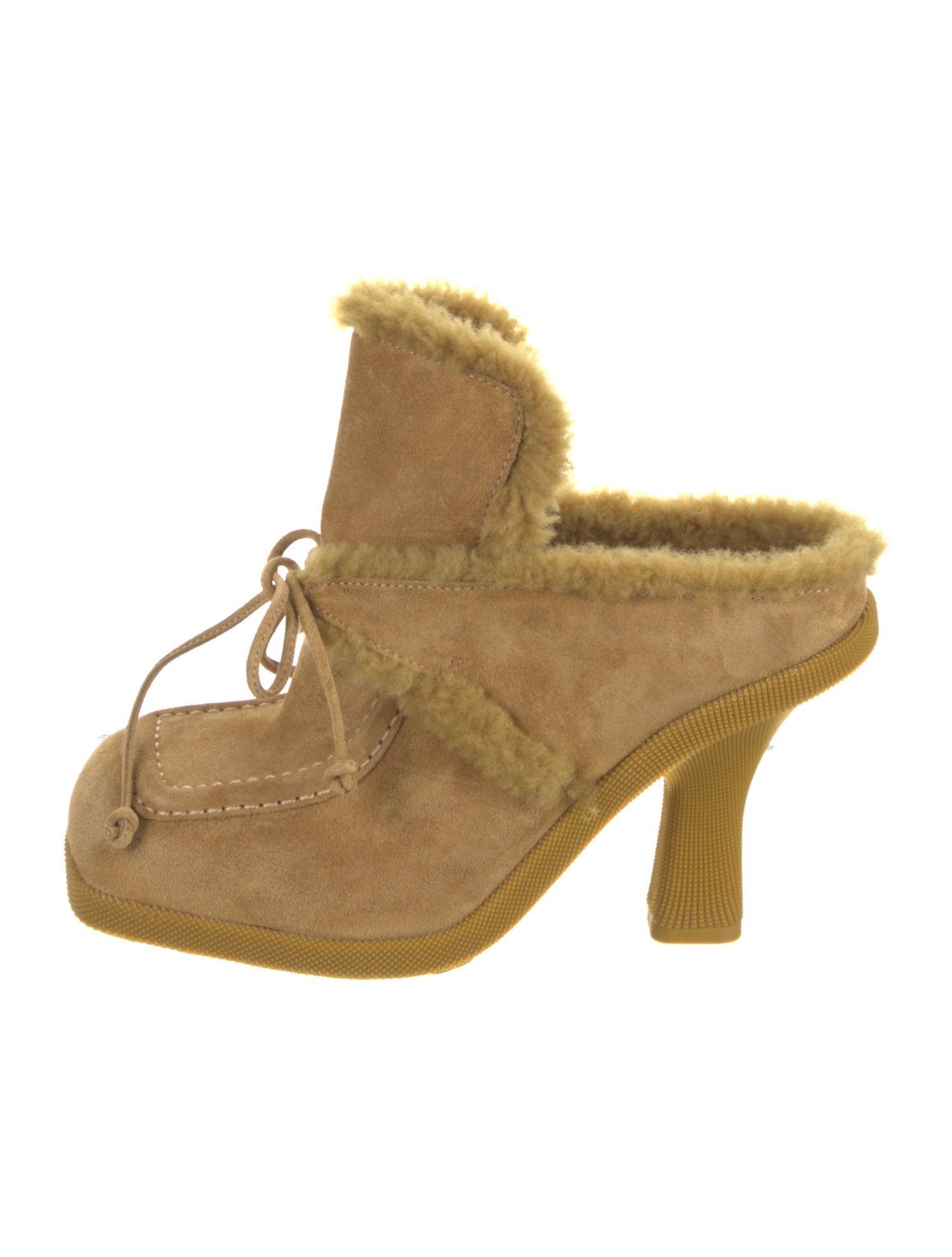 Burberry Suede Mules