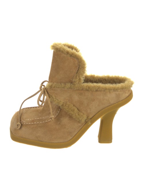 Burberry Suede Mules