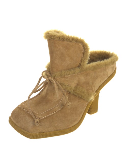 Burberry Suede Mules