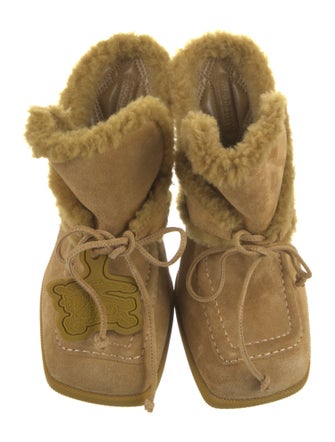 Burberry Suede Mules