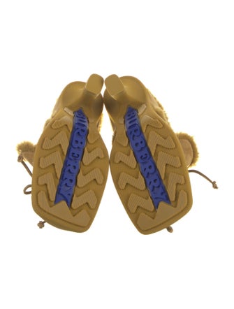 Burberry Suede Mules