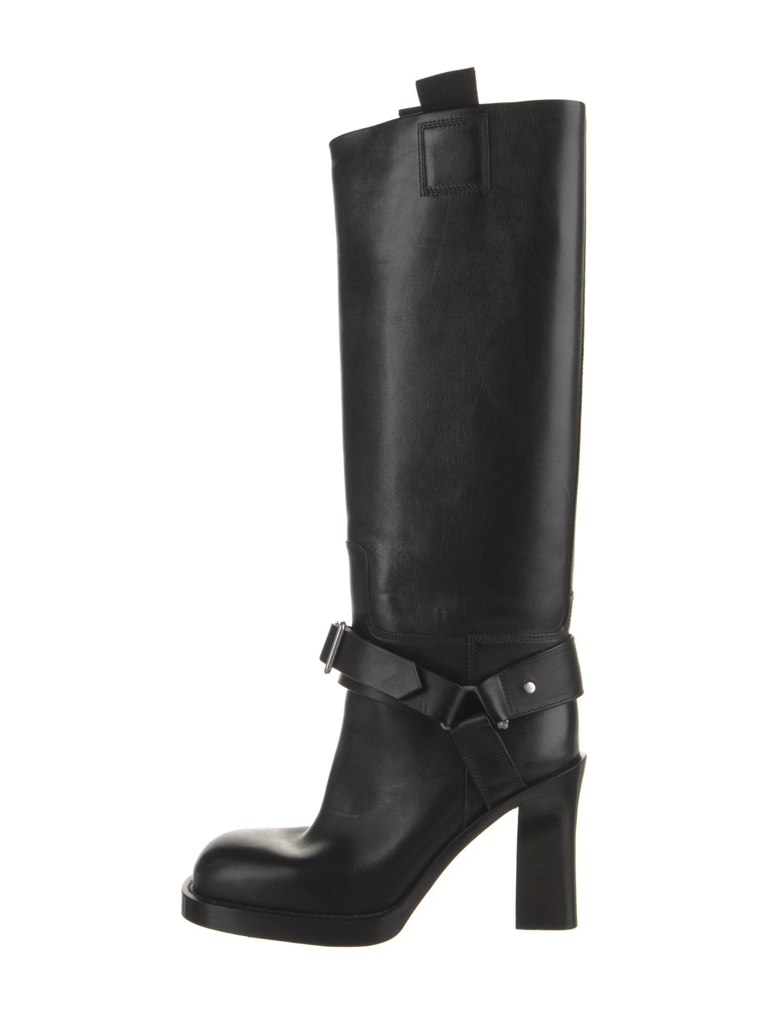 Burberry Leather Riding Boots