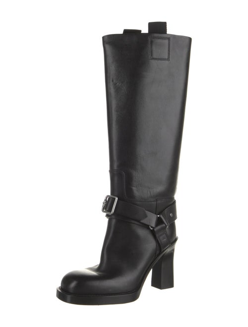 Burberry Leather Riding Boots