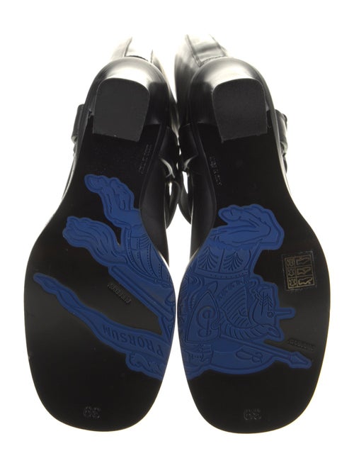 Burberry Leather Riding Boots