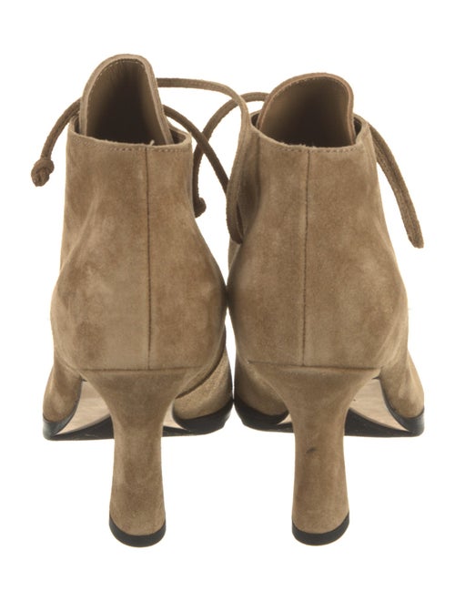 Burberry Suede Lace-Up Boots