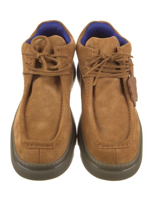 Burberry Suede Lace-Up Boots
