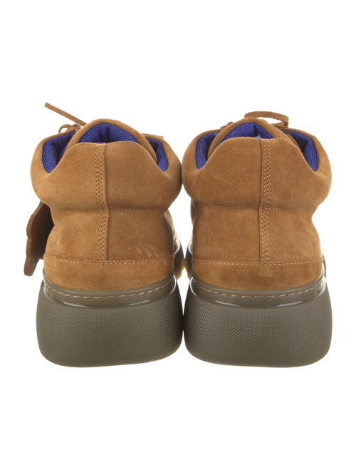 Burberry Suede Lace-Up Boots