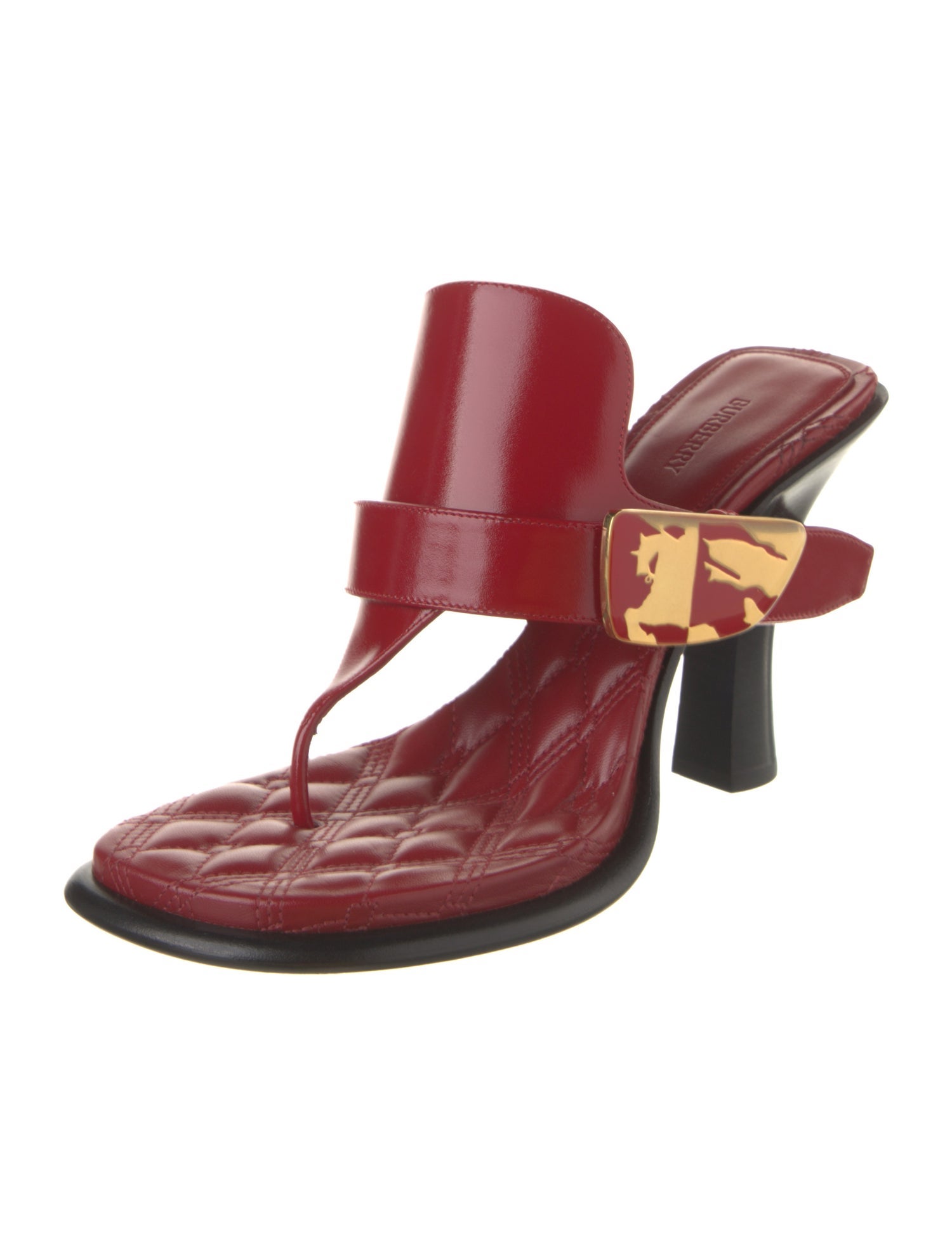 Burberry Leather Slides