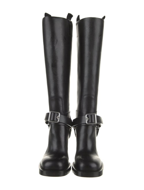 Burberry Leather Rain Boots