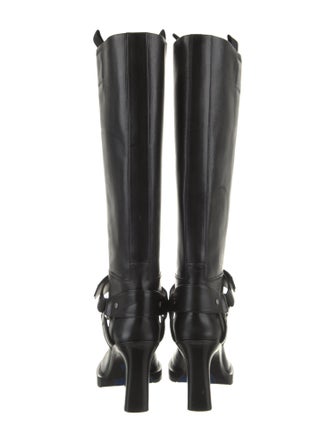 Burberry Leather Rain Boots