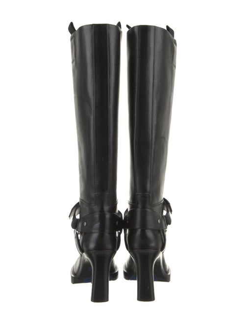 Burberry Leather Rain Boots