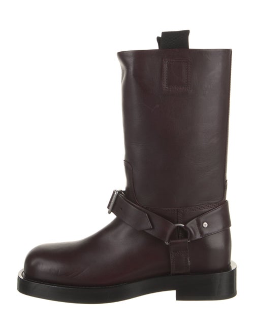 Burberry Leather Moto Boots