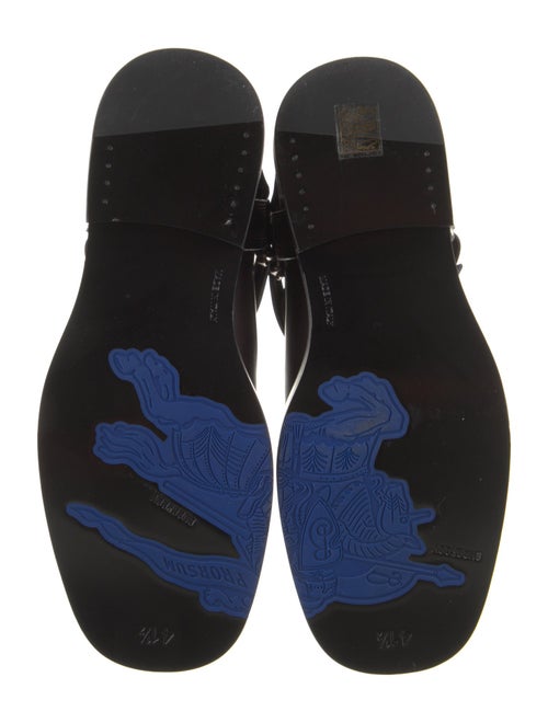 Burberry Leather Moto Boots