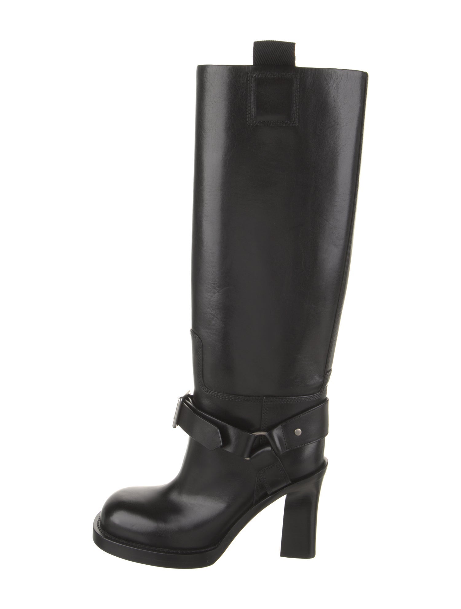 Burberry Leather Rain Boots