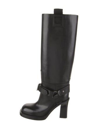 Burberry Leather Rain Boots