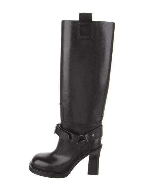 Burberry Leather Rain Boots