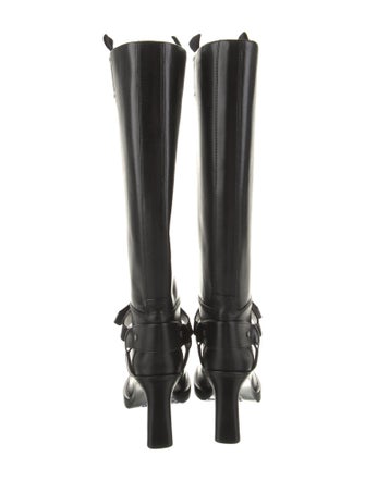 Burberry Leather Rain Boots