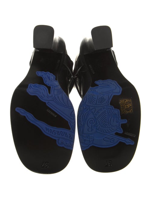 Burberry Leather Rain Boots