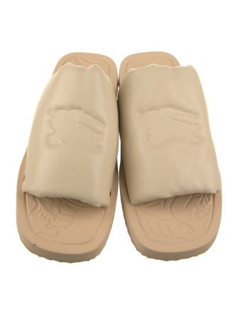Burberry Leather Slides