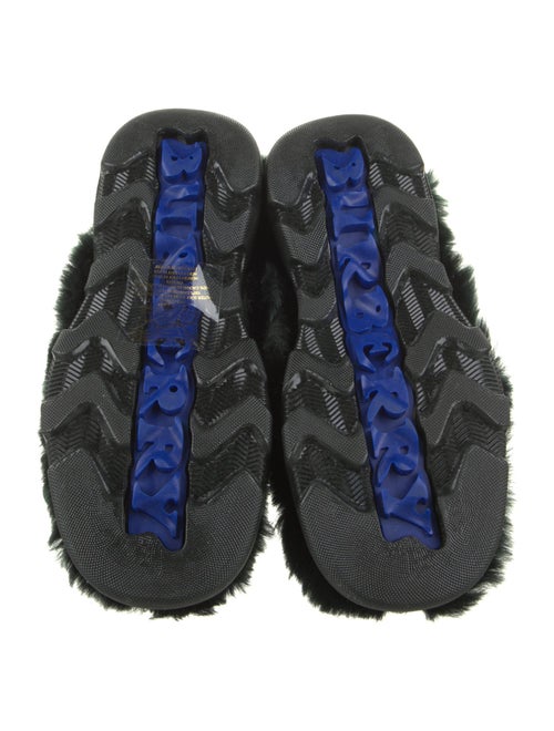 Burberry Shearling Lace-Up Boots