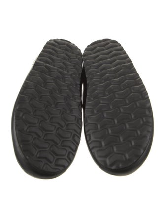 Burberry Nylon Plaid Print Slippers