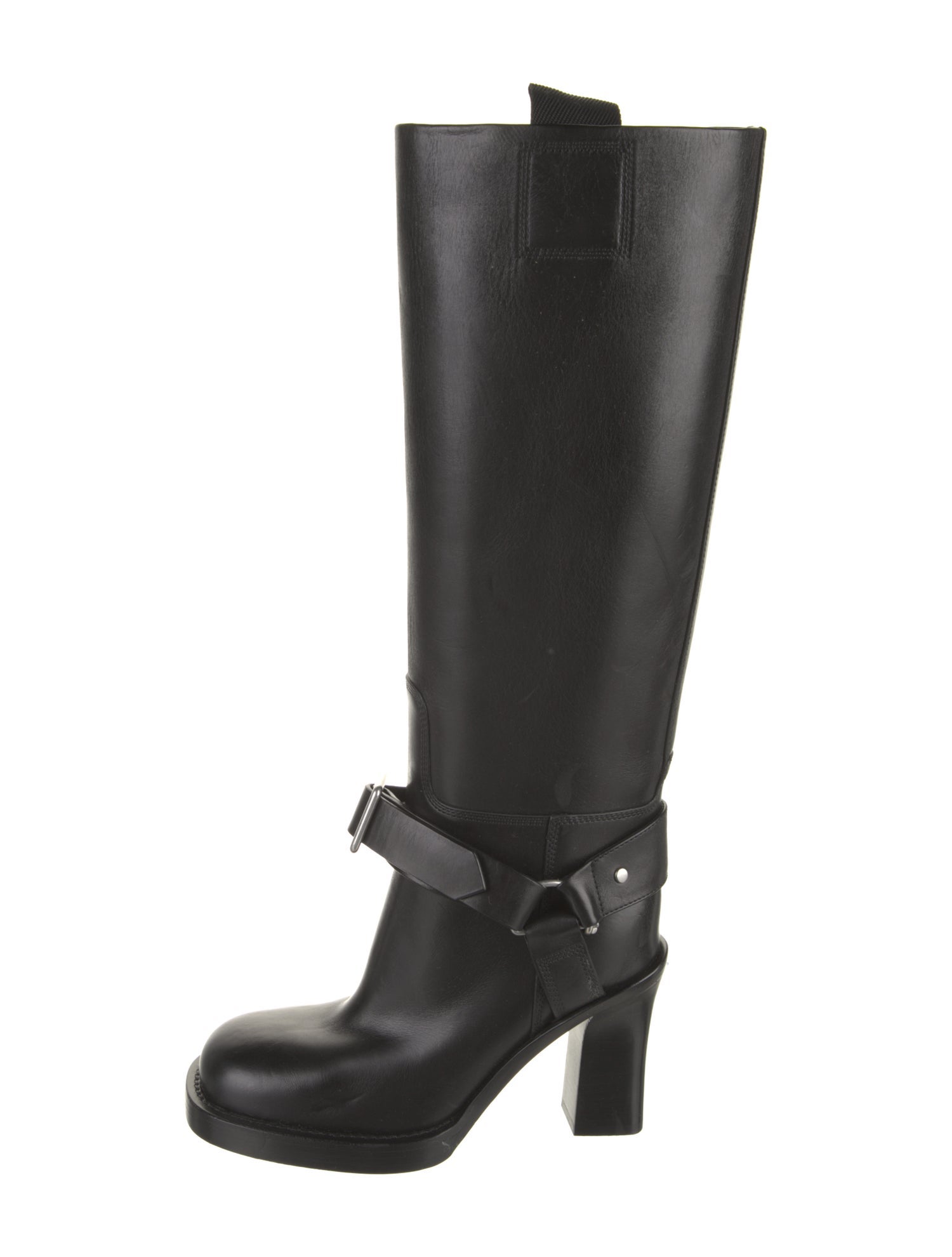 Burberry Leather Rain Boots