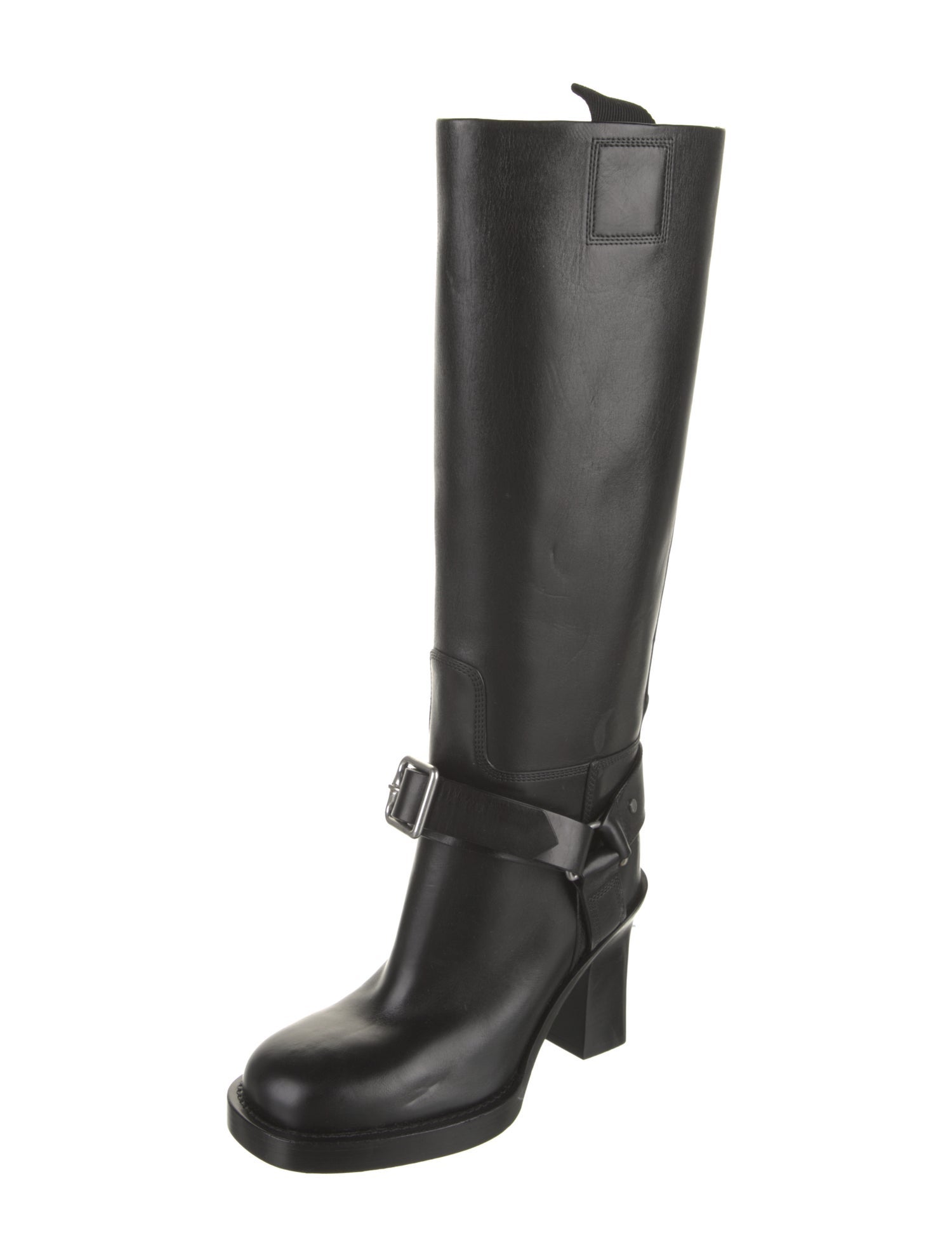 Burberry Leather Rain Boots