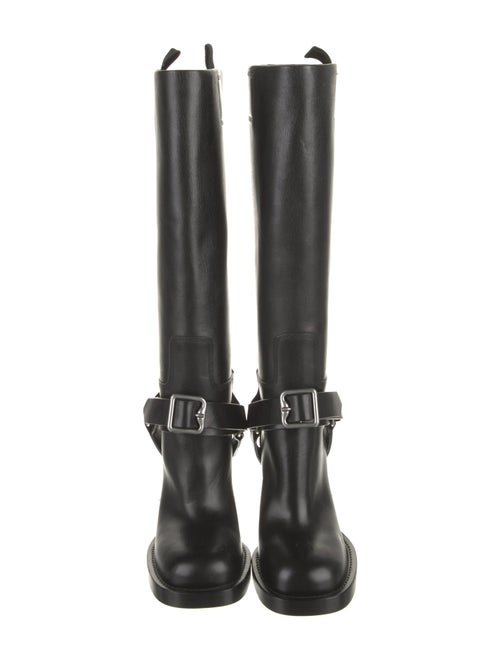 Burberry Leather Rain Boots