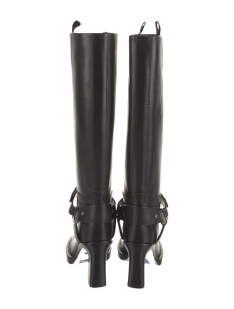 Burberry Leather Rain Boots