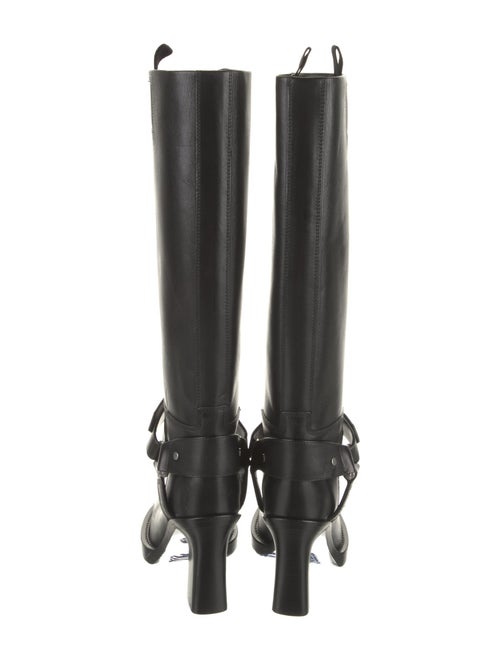 Burberry Leather Rain Boots