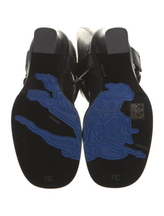 Burberry Leather Rain Boots