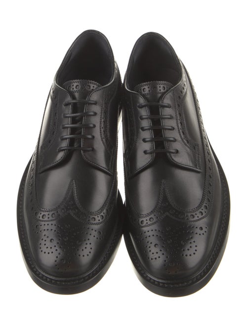 Burberry Patent Leather Lasercut Accents Brogues